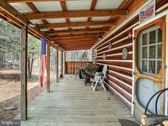 29 Roy Guinn Rd, Points, WV 25437 - view of wooden terrace