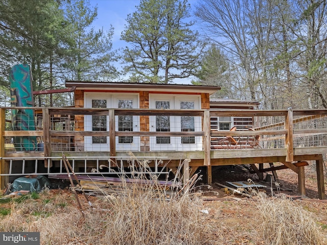 29 Roy Guinn Rd, Points, WV 25437 - rear view of house featuring a deck
