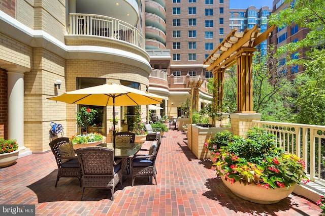 900 N Taylor St Unit 1811, Arlington, VA 22203 - view of patio