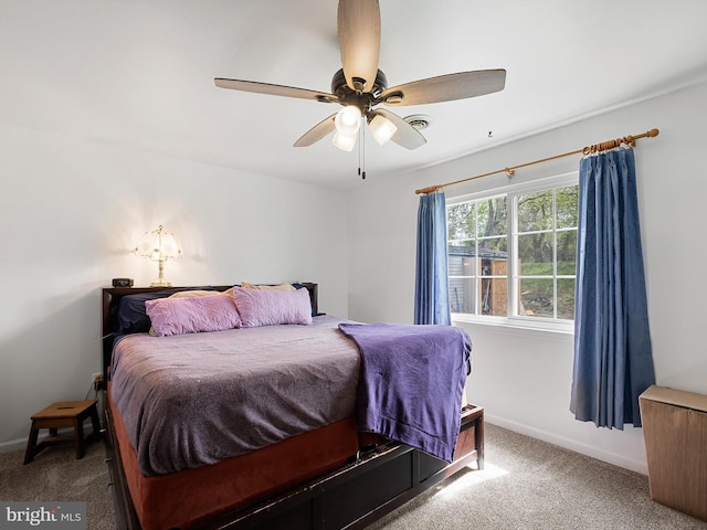 9 Honeysuckle Dr, Newark, DE 19702 - carpeted bedroom featuring baseboards and a ceiling fan