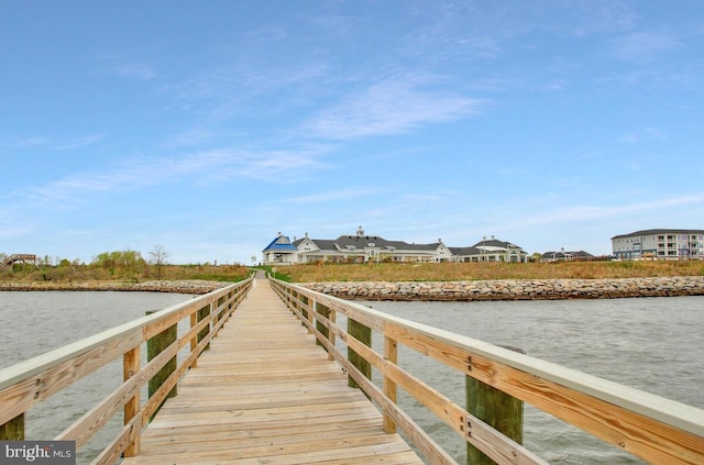 170 Harrier Way Unit 32, Chester, MD 21619 - view of dock featuring a water view