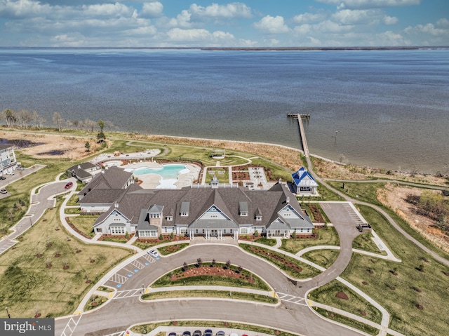170 Harrier Way Unit 32, Chester, MD 21619 - drone / aerial view with a water view