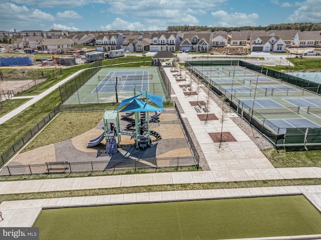 170 Harrier Way Unit 32, Chester, MD 21619 - aerial view with a residential view
