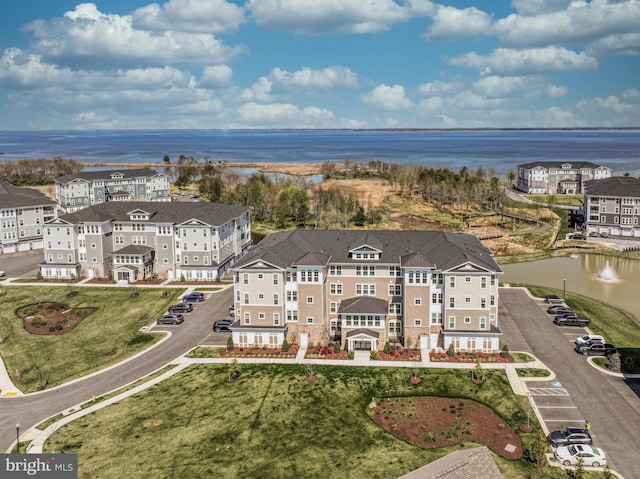 170 Harrier Way Unit 32, Chester, MD 21619 - drone / aerial view featuring a water view