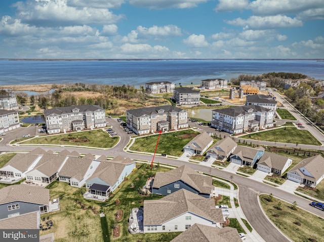 170 Harrier Way Unit 32, Chester, MD 21619 - drone / aerial view featuring a water view