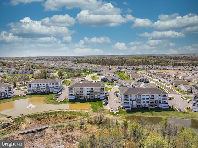 170 Harrier Way Unit 32, Chester, MD 21619 - aerial view featuring a residential view and a water view