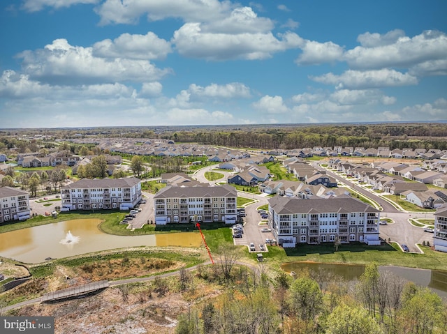 170 Harrier Way Unit 32, Chester, MD 21619 - birds eye view of property with a water view and a residential view