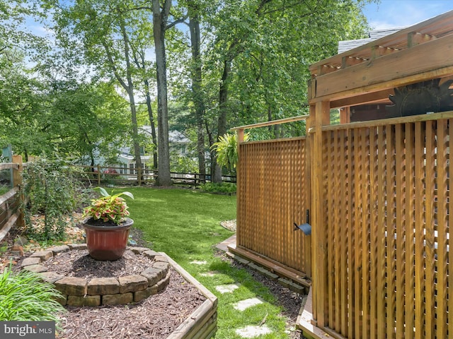 view of yard