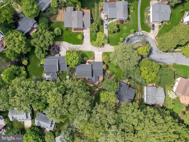 aerial overview of property's location featuring nearby suburban area