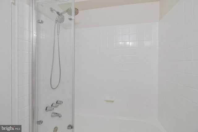 full bathroom with shower / bath combination
