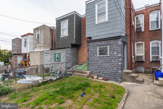 exterior space with fence