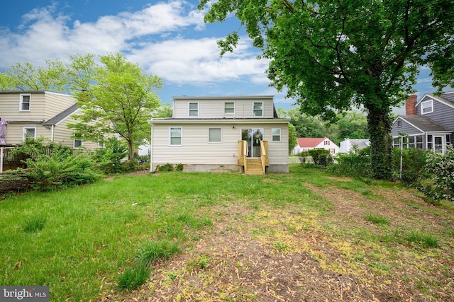 view of back of property