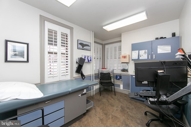 view of office area