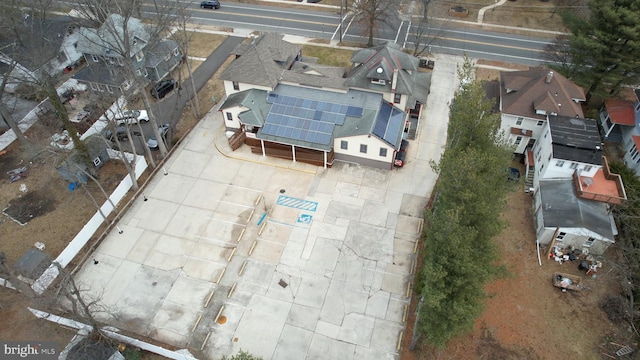 drone / aerial view