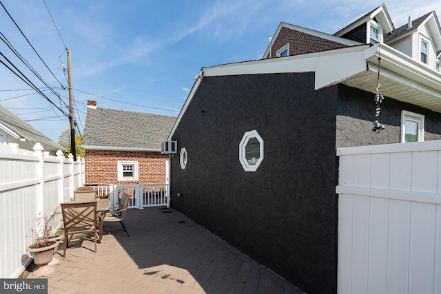 538 Gainsboro Rd, Drexel Hill, PA 19026 - exterior space featuring a patio and fence