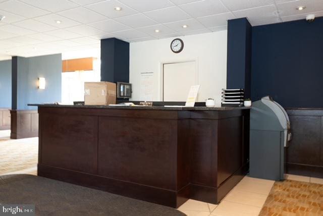 view of reception area