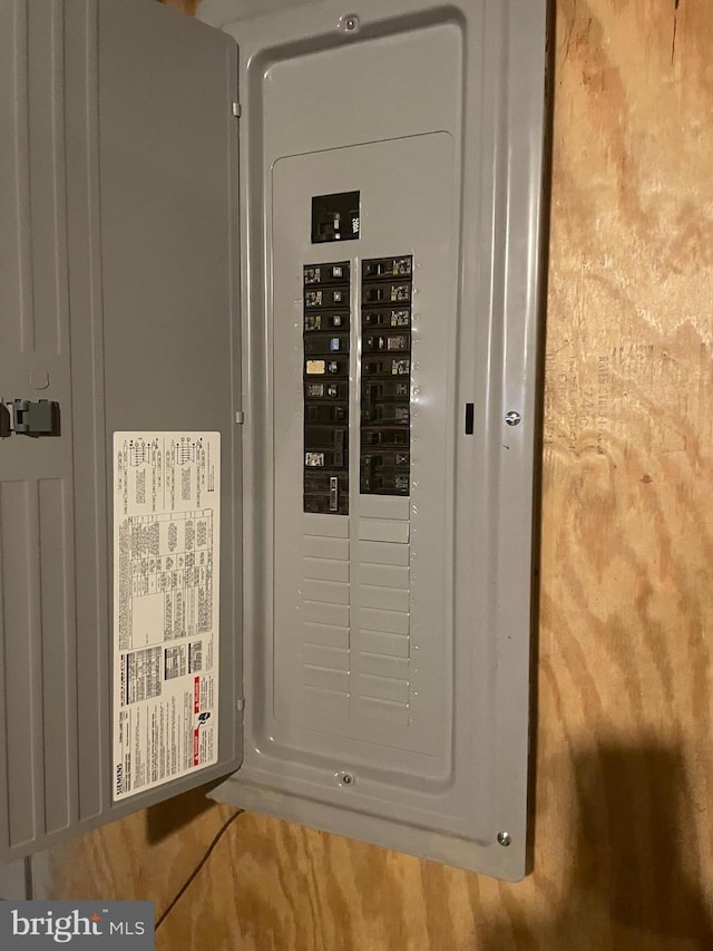 utility room with electric panel