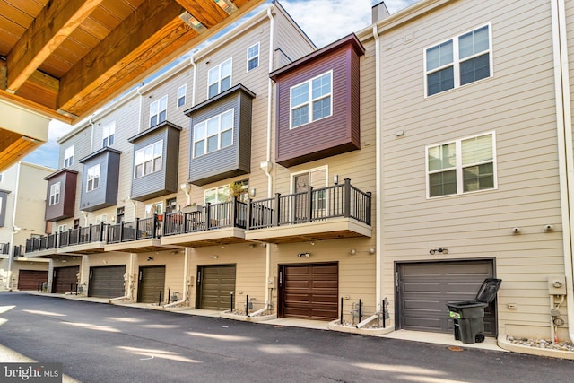 exterior space with a residential view