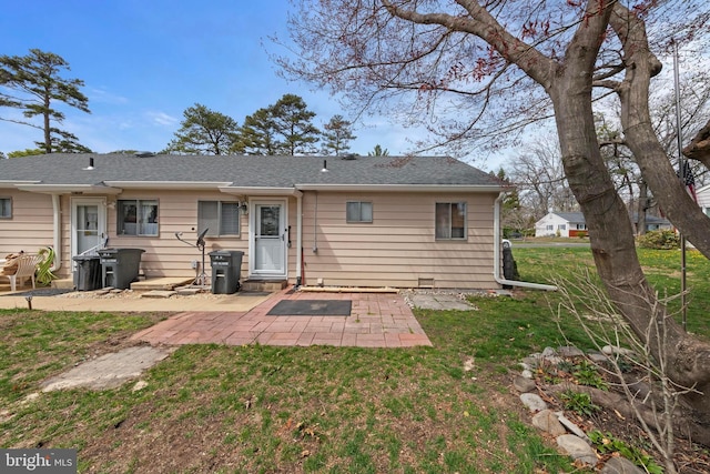 14B Heron St S, Manchester Township, NJ 08759 - rear view of property with a yard and a patio