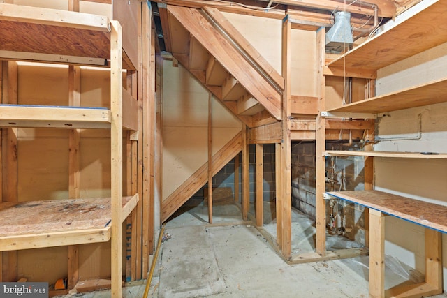 view of storage
