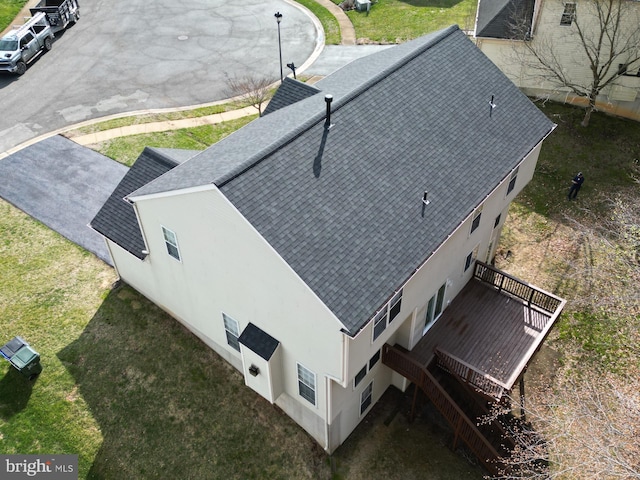 drone / aerial view