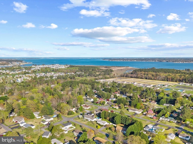27689 Hartford Ct, Millsboro, DE 19966 - aerial view featuring a water view and a residential view