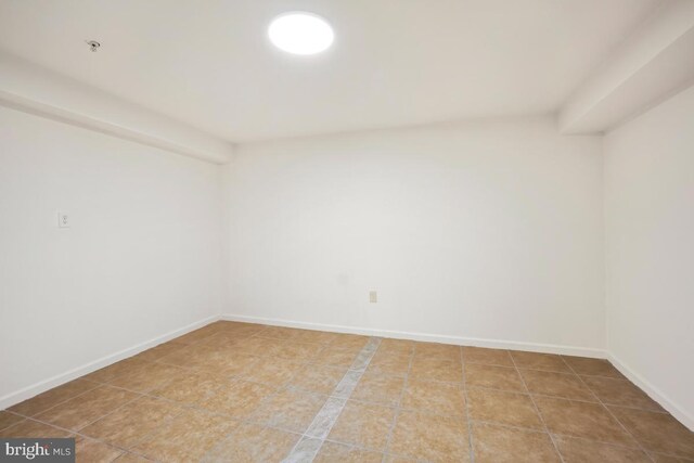 8703 Colonel Seward Dr, Fort Washington, MD 20744 - spare room with fire sprinkler in ceiling, baseboards, and tile patterned flooring