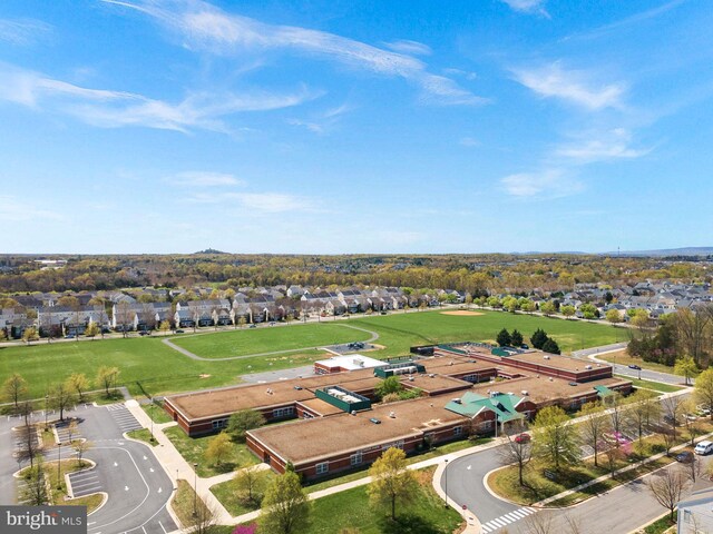 drone / aerial view featuring a residential view