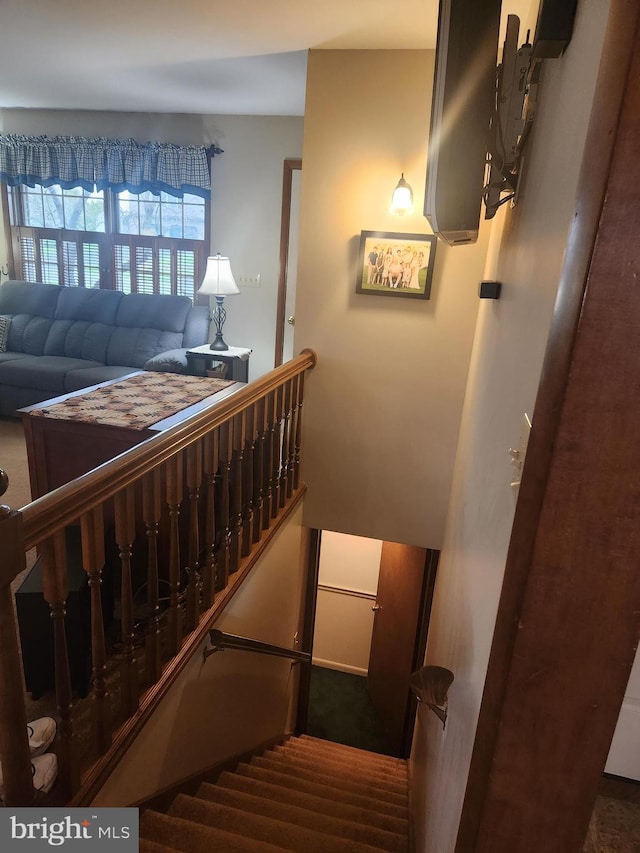 view of stairs