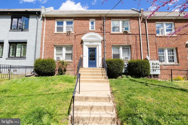 4021 7th St NE, Washington, DC 20017 - multi unit property with entry steps, brick siding, and cooling unit