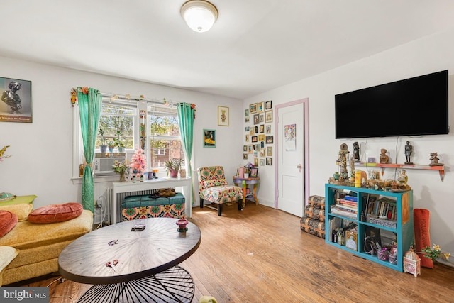 4021 7th St NE, Washington, DC 20017 - recreation room with wood finished floors