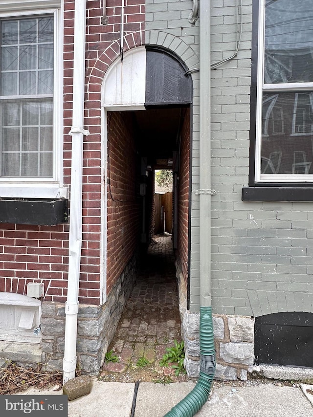 622 Saint Joseph St, Lancaster, PA 17603 - doorway to property with brick siding