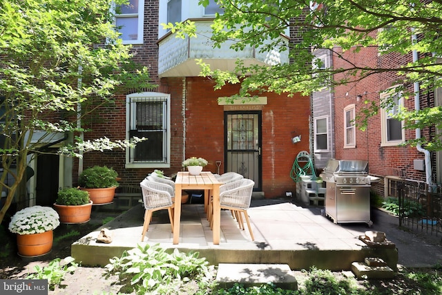 4505 Chester Ave, Philadelphia, PA 19143 - view of patio / terrace with area for grilling and outdoor dining area