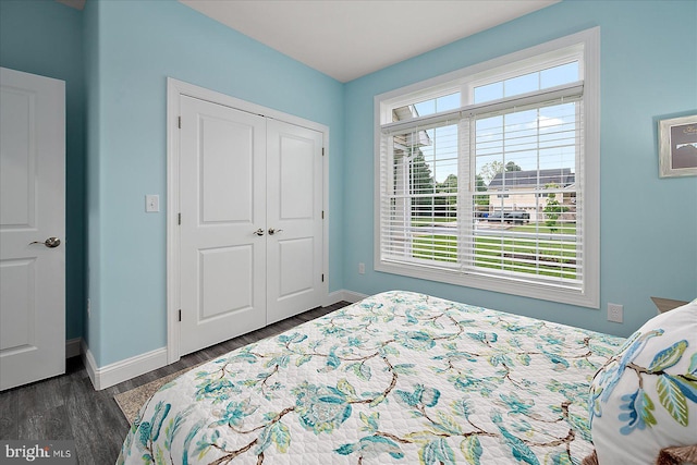14626 Blue Heron Dr, Ocean View, DE 19970 - bedroom with multiple windows, baseboards, and a closet