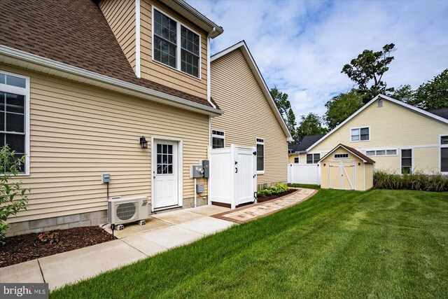 14626 Blue Heron Dr, Ocean View, DE 19970 - view of yard with ac unit