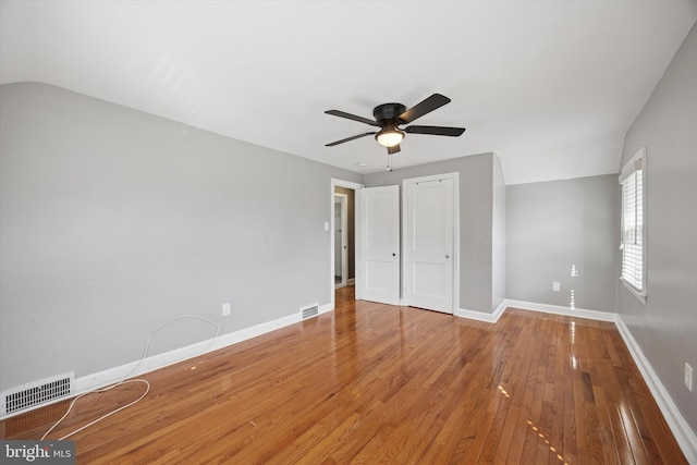 510 W S Ave, Glenolden, PA 19036 - unfurnished bedroom featuring visible vents, hardwood / wood-style flooring, and baseboards