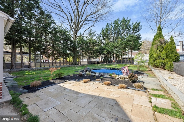 510 W S Ave, Glenolden, PA 19036 - view of pool with a yard, a patio area, and a fenced backyard
