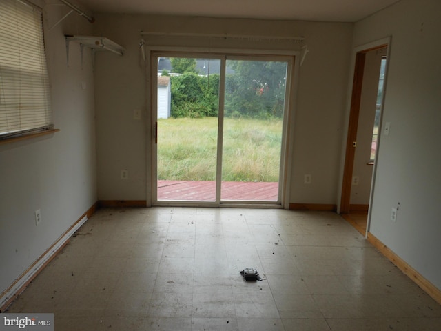 40 Oak Ct, Annapolis, MD 21401 - spare room with tile patterned floors and baseboards