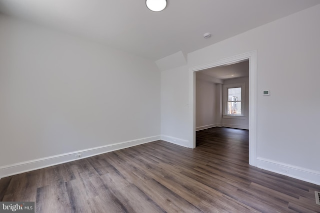 311 E Frederick St, Lancaster, PA 17602 - spare room with dark wood-type flooring and a smoke detector