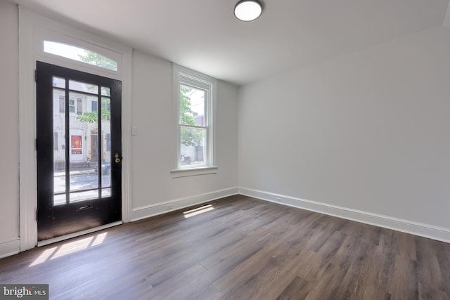 311 E Frederick St, Lancaster, PA 17602 - foyer entrance with dark wood-type flooring and healthy amount of natural light
