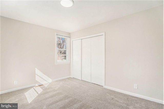3839 Chalfont Dr, Philadelphia, PA 19154 - unfurnished bedroom featuring baseboards, carpet floors, and a closet