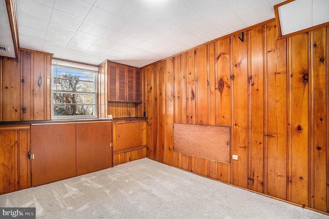 3839 Chalfont Dr, Philadelphia, PA 19154 - carpeted spare room featuring wood walls