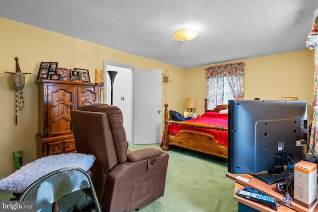 bedroom with carpet flooring