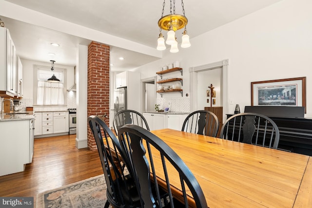 4916 40th Pl, Hyattsville, MD 20781 - dining room featuring wood finished floors and recessed lighting
