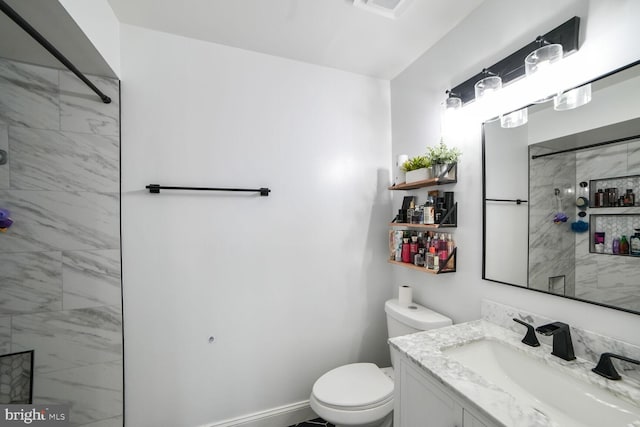 11326 Appledowre Way Unit 154, Germantown, MD 20876 - bathroom with toilet, tiled shower, and vanity