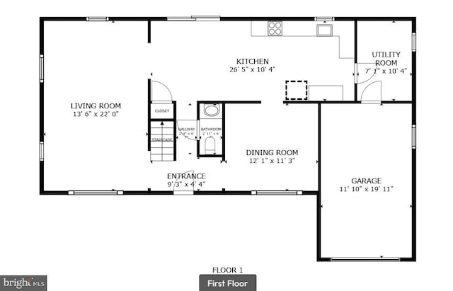 18 Grayson Cir, Willingboro, NJ 08046 - floor plan