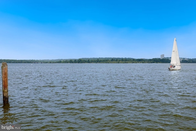 view of water feature