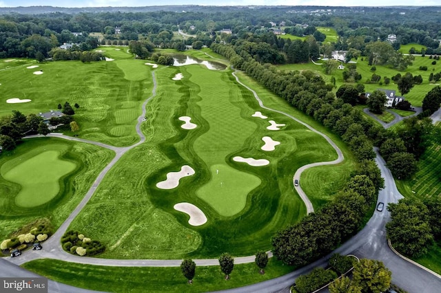 15309 Leondina Dr, Glenwood, MD 21738 - bird's eye view featuring view of golf course and a water view