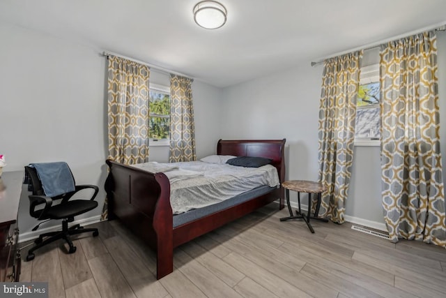 6 Walnut Dr, Burlington, NJ 08016 - bedroom with visible vents, baseboards, and wood finished floors