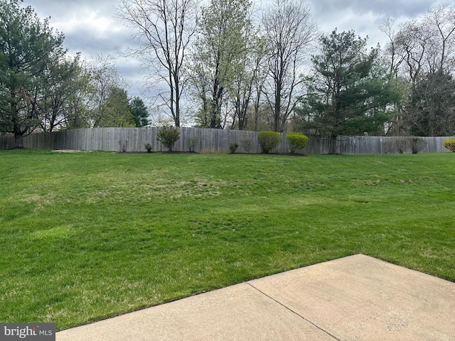 39 Sunset Ln, Columbus, NJ 08022 - view of yard with a patio and fence private yard